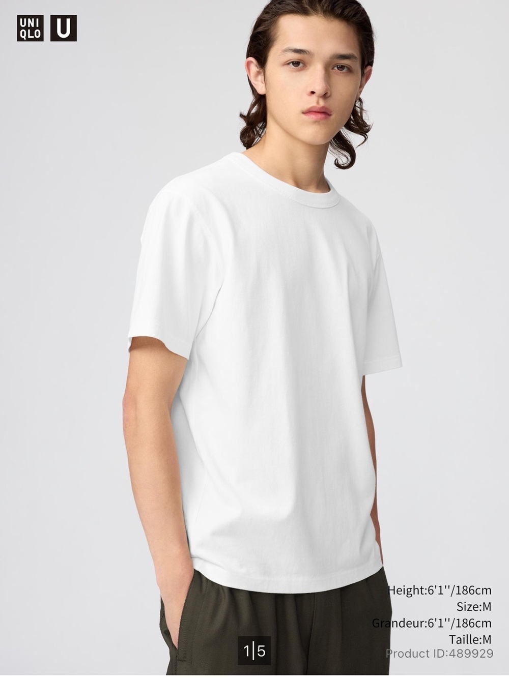 Uniqlo Crew Neck T-Shirt White